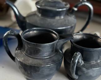 Antique Silverplate tea set 