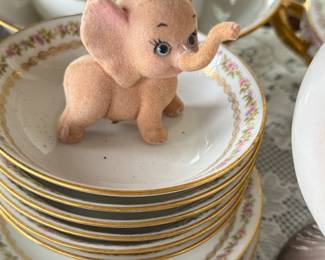 flocked little elephant 