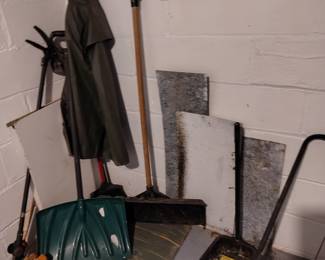 shovels and stuff 
