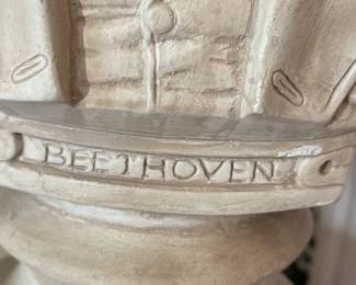 Beethoven plaster bust 