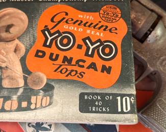 Antique Duncan Tops Yo-Yo tricks book 