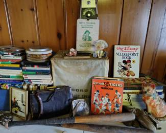 reel to reel tapes, books and **Detroit Tigers 1984 Yearbook!! 