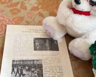 Neat little German bear with the paperwork 