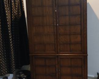 Beautiful Oak Armoire/TV Cabinet