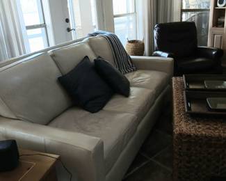 Like New Leather Sofa