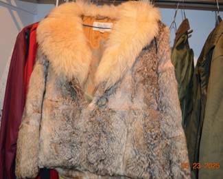 Vintage rabbit coat