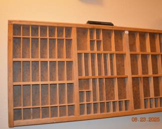 Antique printers drawer