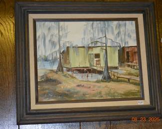 Vintage original Caddo painting