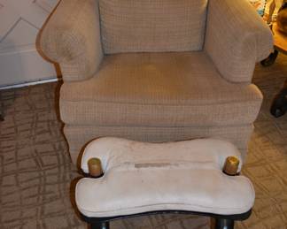 1950s Egyptian Camel Saddle Foot stool
Arm chair