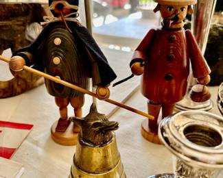 we have two of these German “smokers”…or incense smokers. Also a brass for stirrup cup that’s awfully handsome! 