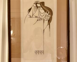 “Casado” #31/50 limited edition signed and dated 1985 by listed artist G.E. Mullan, matted and framed