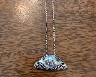 Mignon Faget crab slide pendant … back is marked “HRH NANCI 84” (see next pic)