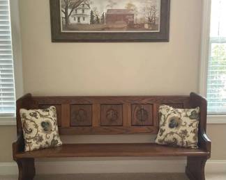 003 Church Pew and Art
