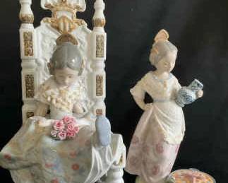 Retired Lladro Porcelain Figurines