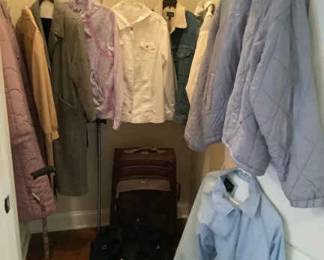 Ladies Coats Luggage Canes