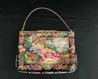 Vintage Embroidery Purse Bag
