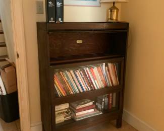 Lundstrom Mfg. Co, 3 section Barrister bookcase.