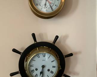 Vintage High Tide Quartz clock. Vintage Schatz clock. 