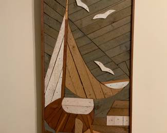 Nautical Wood Block art