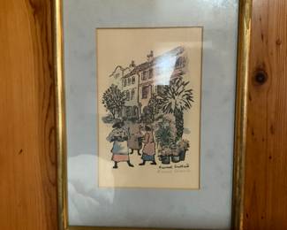 Samuel Ravenel Gaillard Signed art.