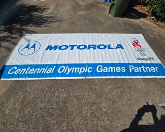 Atlanta Olympic Motorola banner
12 foot x 5 foot