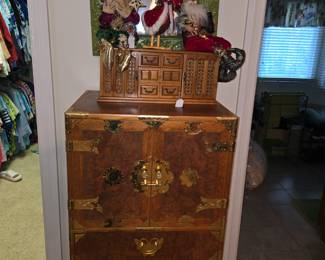 Asian jewelry chest
