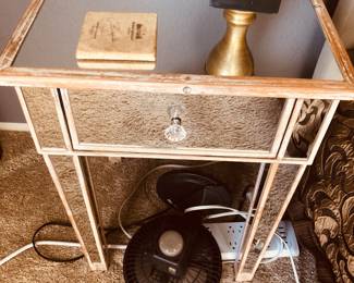 Decor, nightstand, or accent table