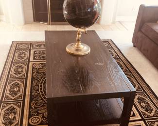 Coffee table , Globe and Carpet