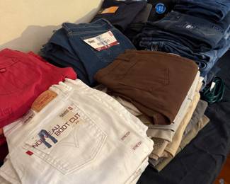 Lots of new pants, including Levi’s and Ann Taylor Loft.