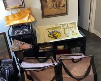 Vintage Dali Artwork...& Zippered New Home Organization Storage Cubes