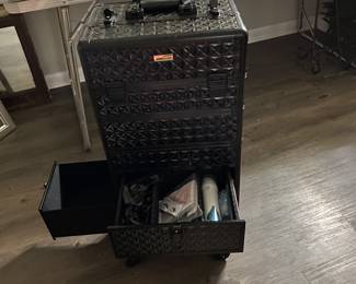 Professional Makeup Trolley on Wheels