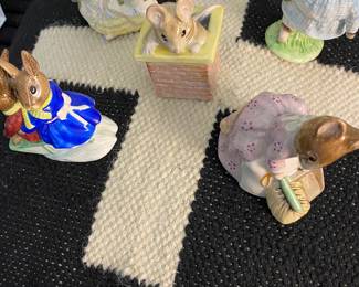 Set of 5 Porcelain Collectibles Beatrice Potter