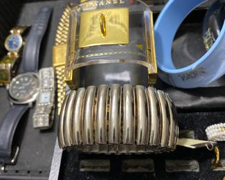 Bold Art Deco Cuff Bracelet...