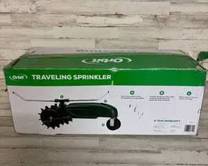 Orbit Traveling Sprinkler – Cast Iron Garden Watering System