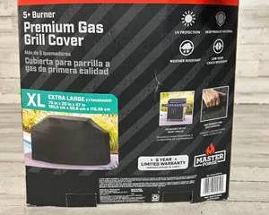 Master Forge XL Premium Gas Grill Cover 5+ Burner Universal Fit Heavy Duty