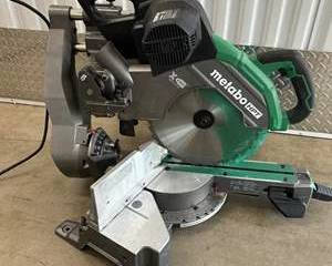 Metabo HPT 12-In Sliding Dual Bevel Miter Saw Laser Guide Electric
