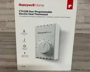 Honeywell Home CT410B Electric Heat Thermostat 4-Wire Non-Programmable Baseboard