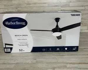 Harbor Breeze Beach Creek 52” Ceiling Fan Oil Rubbed Bronze LED Remote Indoor