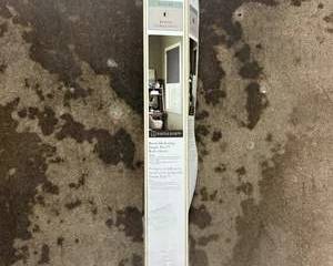 Allen + Roth Room Darkening Roller Shade 58” x 72” Gray – Simple Rise Window Blind