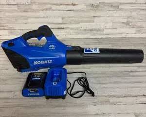 Kobalt Kobalt Gen4 40-volt 520-CFM 120-MPH Battery Handheld Leaf Blower 4.0