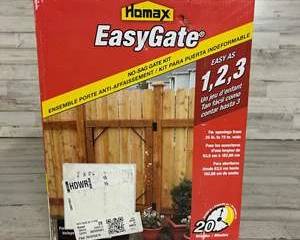 Homax EasyGate No-Sag Gate Kit Adjustable DIY Fence Gate Hardware 25–72 in.