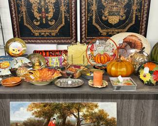Fall entertaining pieces and lovely art