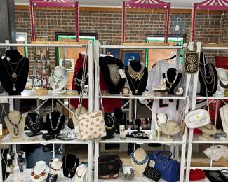 Jewelry galore... and designer bags by MCM, Coach, Kate Spade, Michael Kors and more!