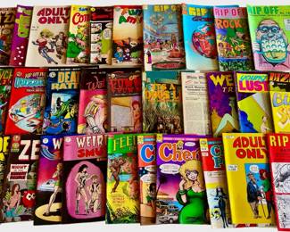 Pulp Fiction & Adult Comics 1960-70's