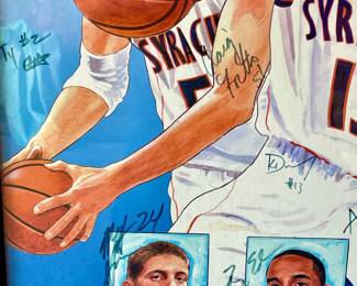 2003 NCAA Basketball Champions Signed Poster