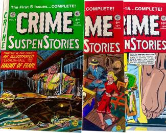 EC Annuals: CRIME SuspenStories #1-3