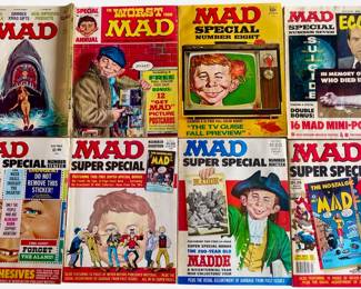 Mad Magazines 1950's-1980's