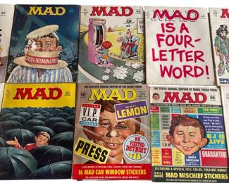 Mad Magazines 1950's-1980's