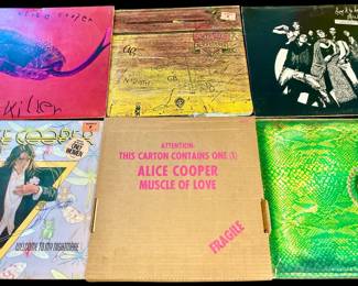 Vintage Alice Cooper Rewcords