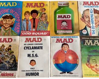 Mad Magazines 1950's-1980's